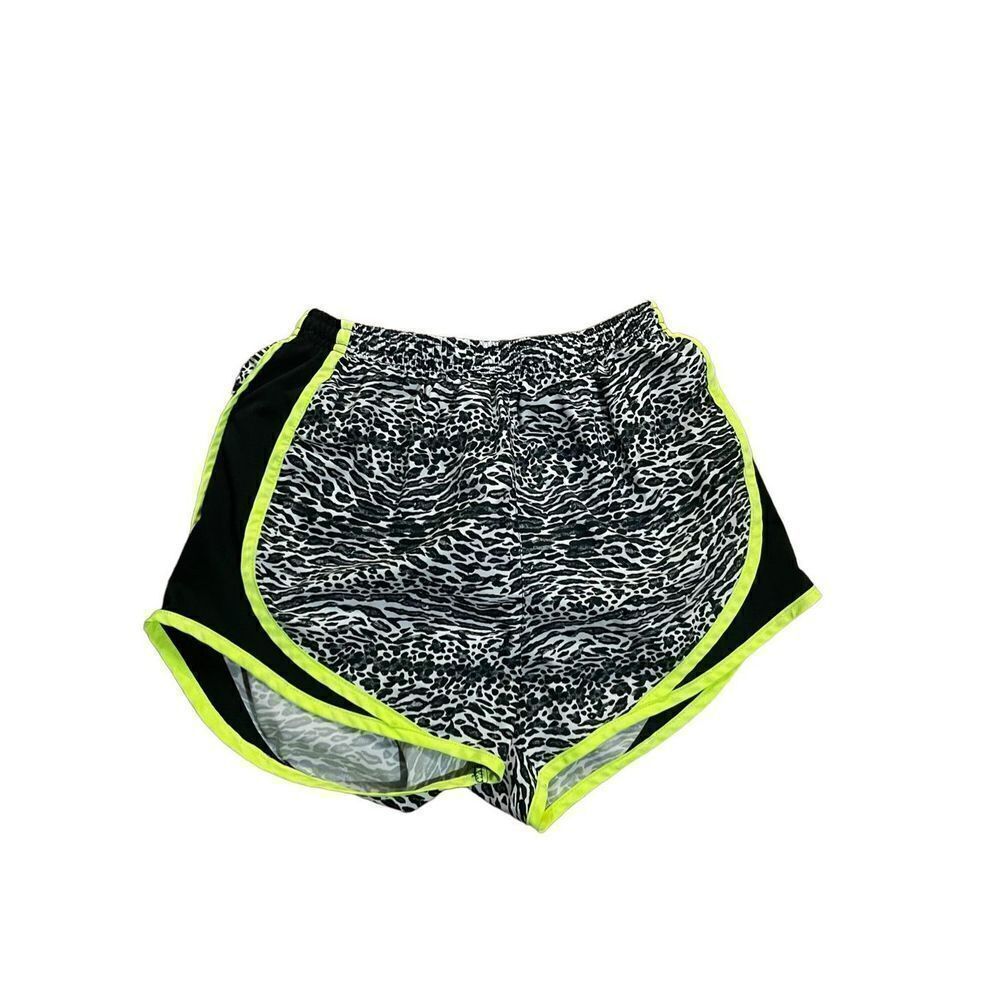 Nike Dri fit‎ Leopard animal print Running activewear Shorts sz XS